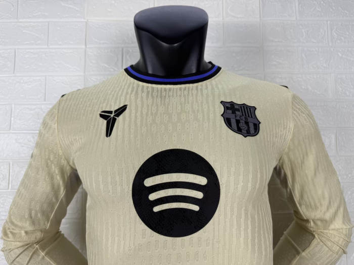 Barcelona Away Player Long Sleeve Jersey 25/26