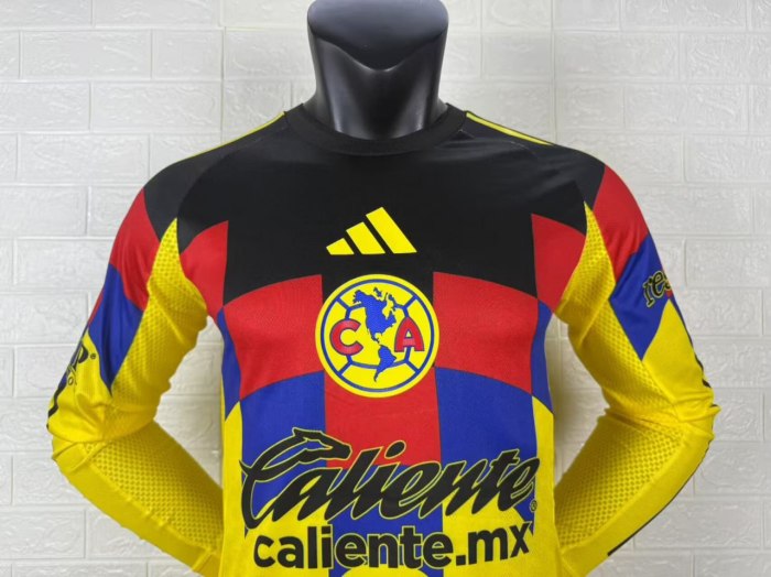 America Home Men Player Long Sleeve Jersey 25/26