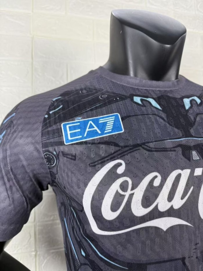 Napoli Gray Training  Man Player Jersey 25/26