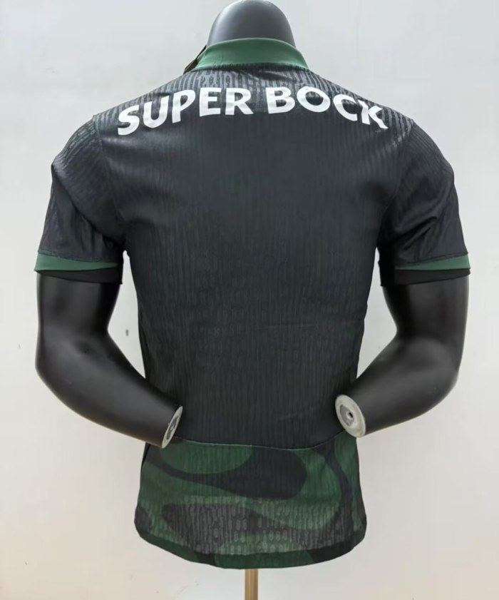 Sporting Lisbon Black Alternate Player Man Jersey 25/26