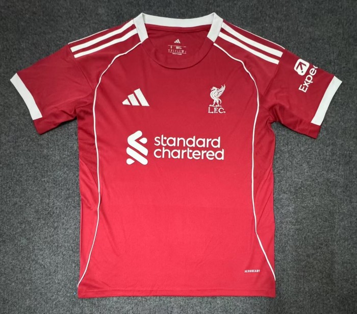 Liverpool Home Man Jersey 25/26-CHAMPIONS 24/25