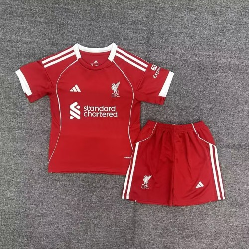 Liverpool Home Kids Suit 25/26-CHAMPIONS 24/25