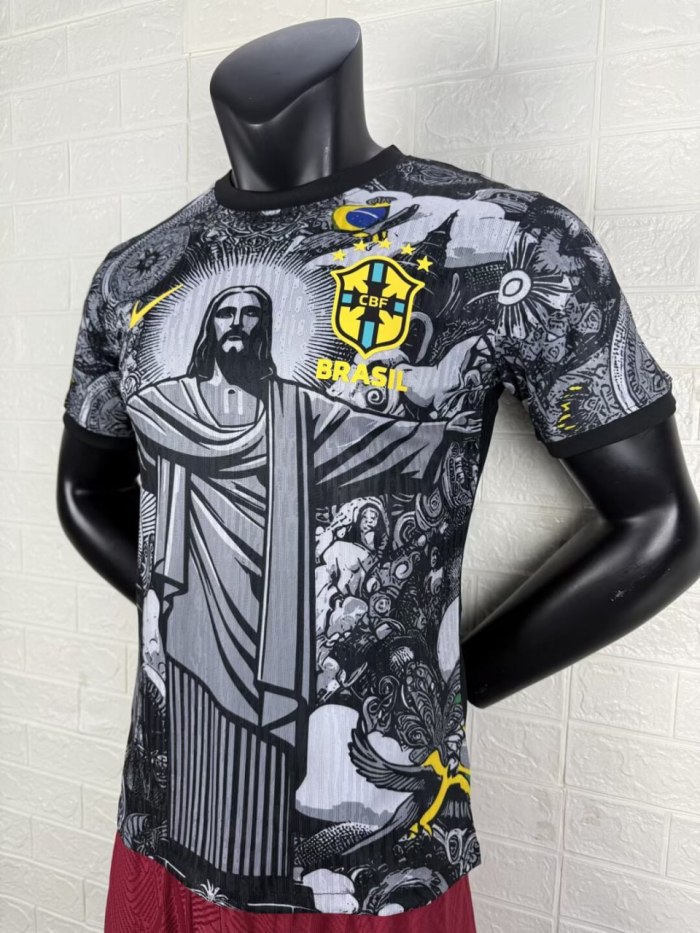 Brazil Gray Special Edition Player Version Man Jersey