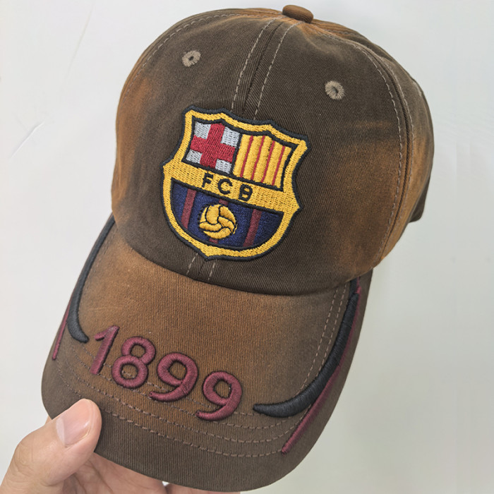 Travis Scott x FC Barcelona 1899 Distressed Hat