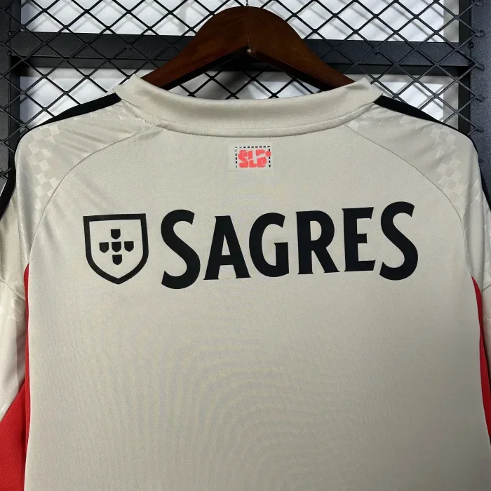 SL Benfica Beige Away Man Jersey 25/26