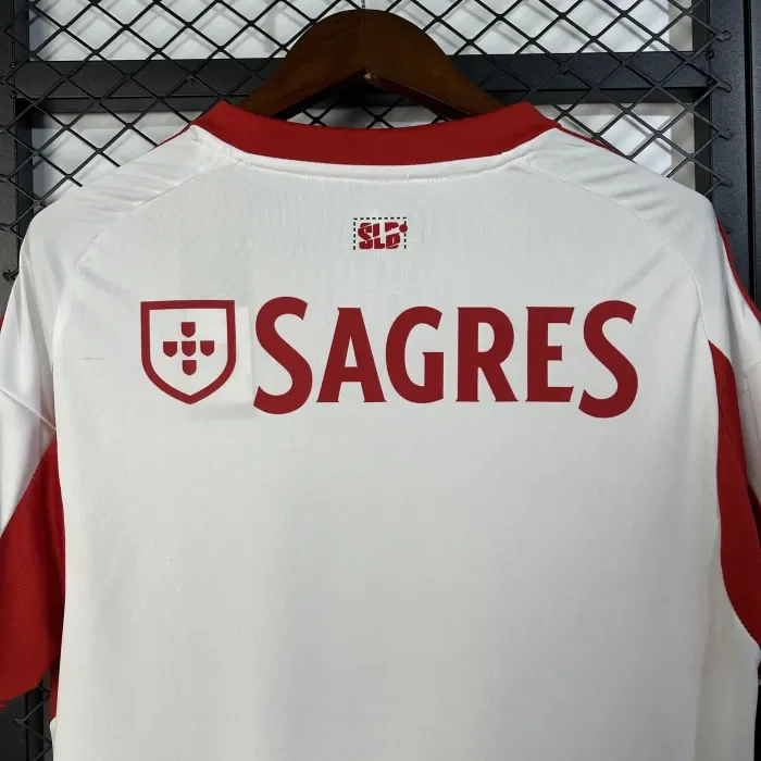 SL Benfica White Away Man Jersey 25/26