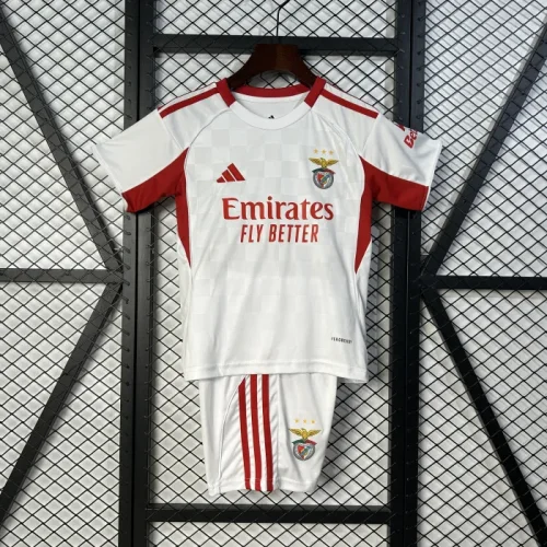 SL Benfica White Away Kids Suit 25/26