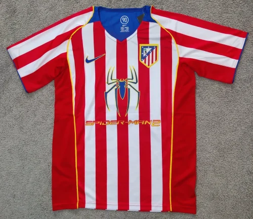Atletico Madrid Home Retro Jersey 2004/05