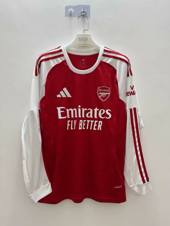 Arsenal Home Long Sleeve Man Jersey 25/26