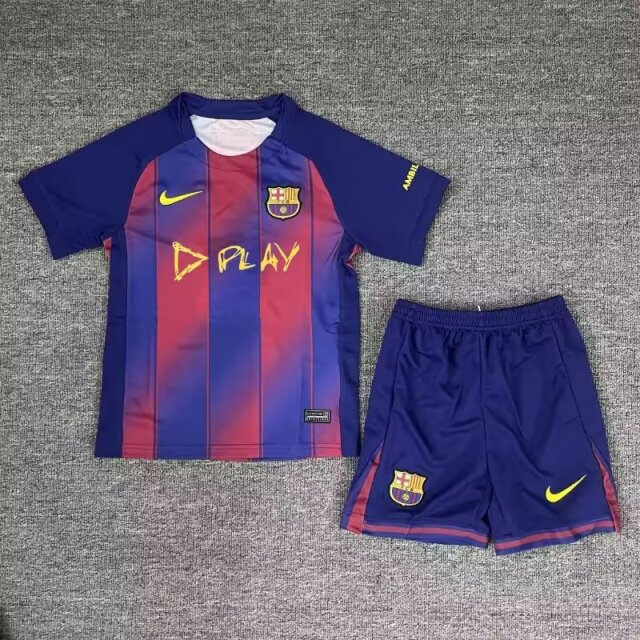 Barcelona x Ed Sheeran Home Kids Suit 25/26