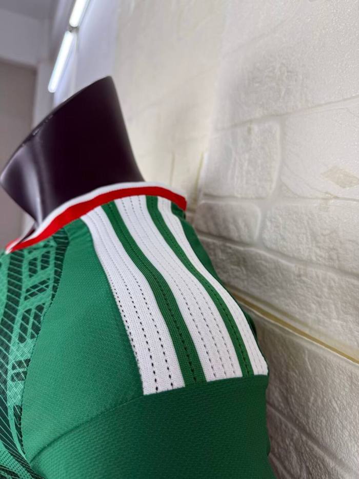 Mexico 2026 World Cup Home Player Long Sleeve Men Jersey