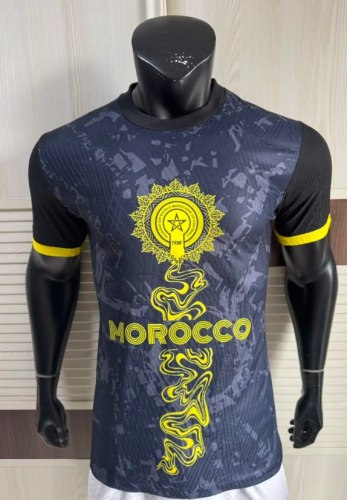Morocco Black Player Jersey 24/25
