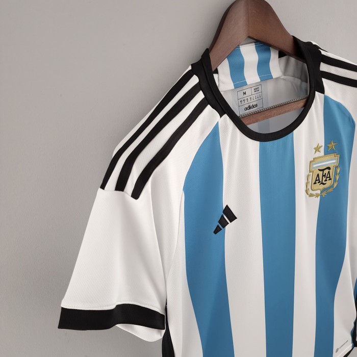 【2 Stars】Argentina Home Man Jersey 2022