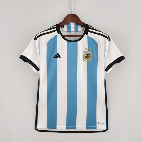 【2 Stars】Argentina Home Man Jersey 2022