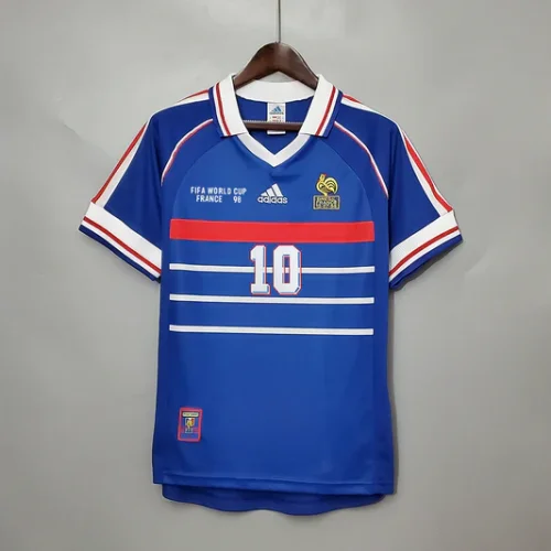 France Retro Home Jersey 1998 World Cup