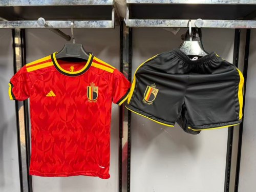 Belgium 2026 World Cup Home Kids Suit