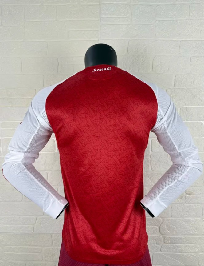 Arsenal Home Player Long Sleeve Jersey 25/26