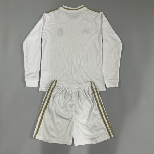 Real Madrid Home Retro Long Sleeve Kids Suit 2019/20