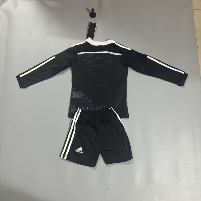Real Madrid Home Retro Kids Long Sleeve Suit 2014/15