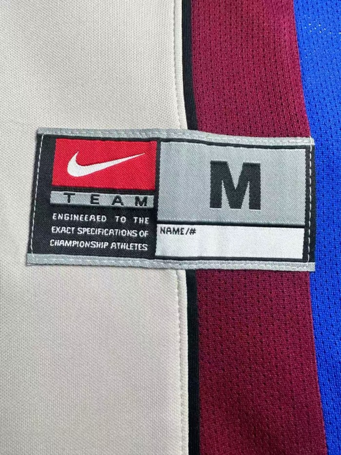 Barcelona Away Retro Long Sleeve Jersey 1998/99