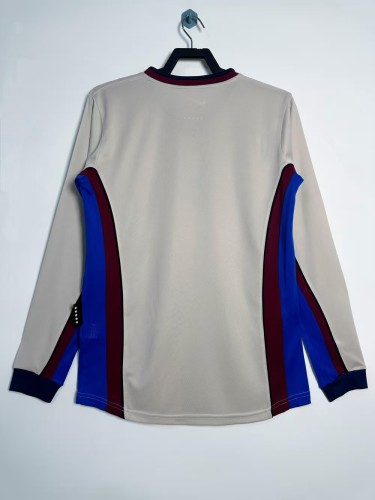 Barcelona Away Retro Long Sleeve Jersey 1998/99