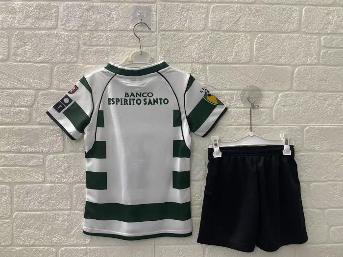 Sporting Lisbon Home Retro Kids Suit 2001/03