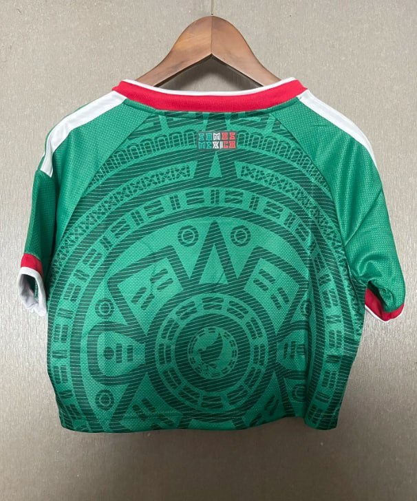 Mexico 2026 World Cup Home Women Cropped Jersey