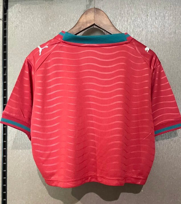 Portugal 2026 World Cup Home Women Cropped Jersey