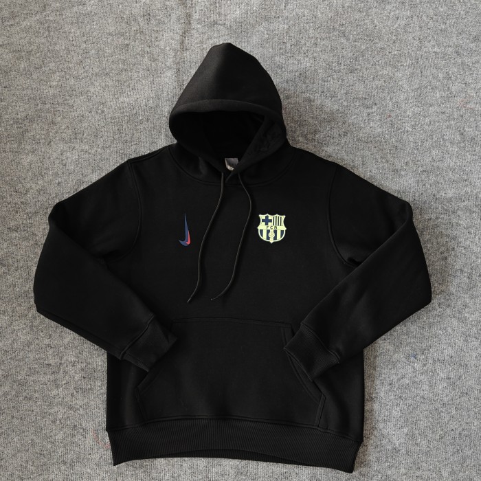 Barcelona Away Player fleece-lined Hoodie （Multiple colors）