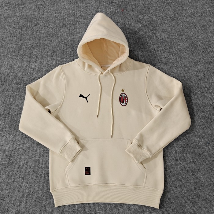 AC Milan Player fleece-lined Hoodie （Multiple colors）