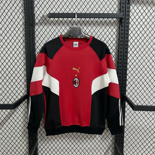 AC Milan Hoodless Sweatshirt Training  Jersey 25/26