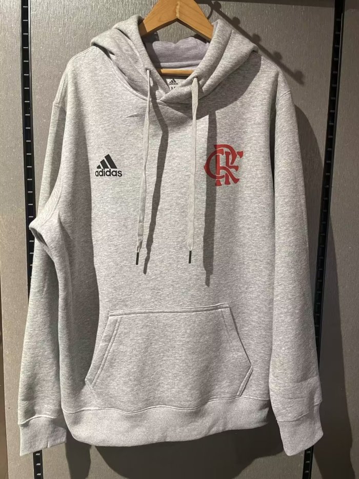 Flamengo Football Fleece Lined Hoodie （Multiple colors）
