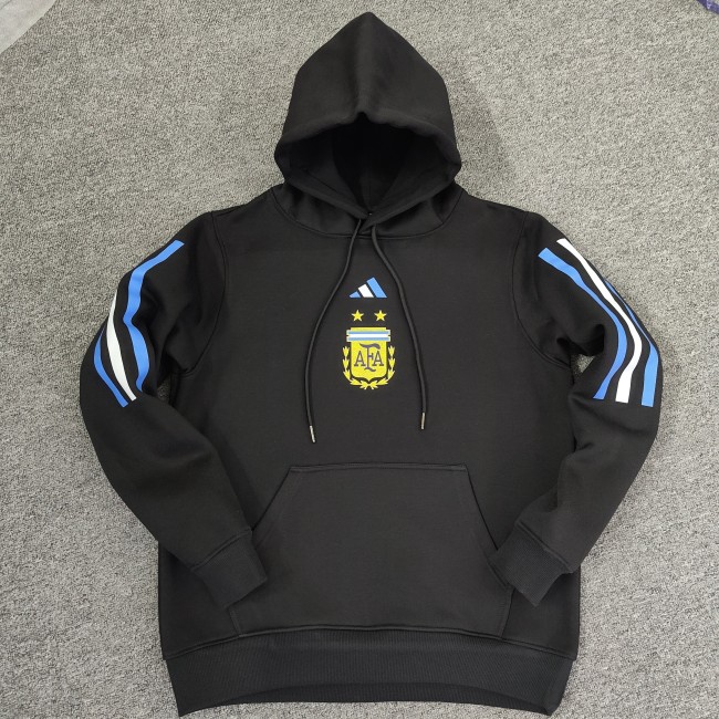 Argentina Football Fleece Lined Hoodie （Multiple colors）