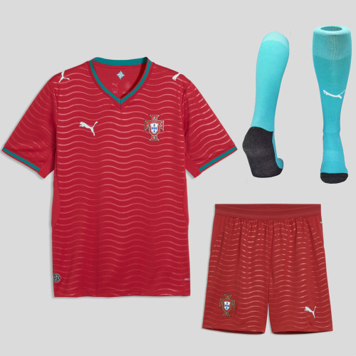 Portugal 2026 World Cup Home Kids Suit & Socks