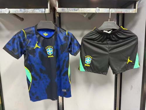 Brazil 2026 World Cup Away Kids Suit
