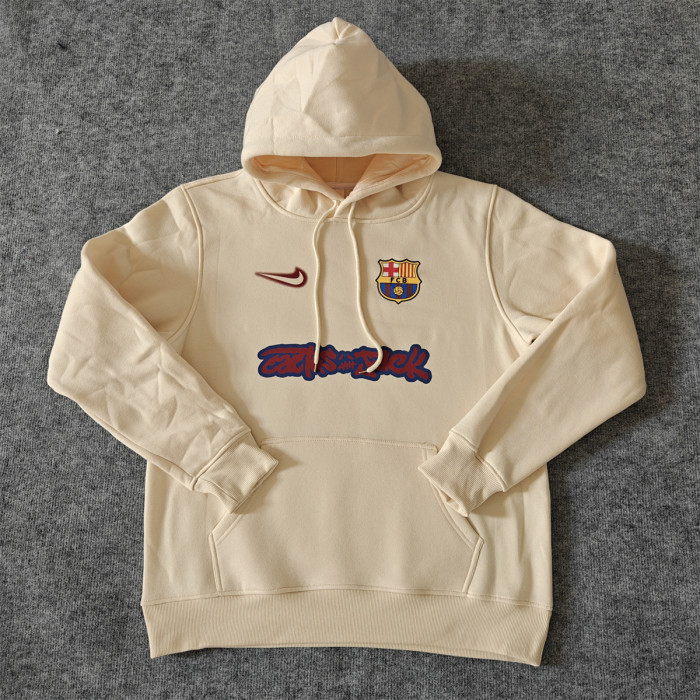 Barcelona Fleece Lined Hoodle Sweatshirt Training Jersey 25/26 (Multiple colors)