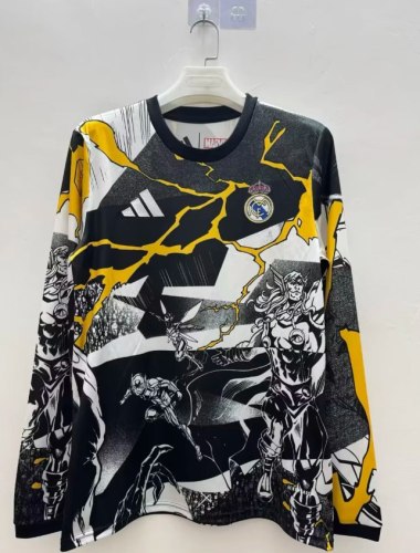 Real Madrid Avengers Man Long Sleeve Jersey 25/26