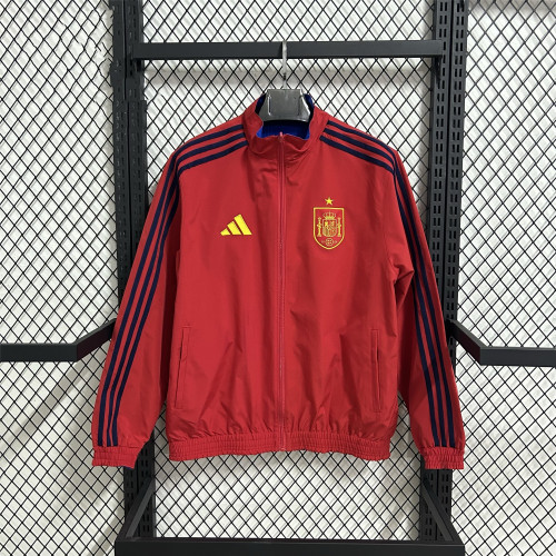 Spain  Double-Sided Training Windbreaker 2025