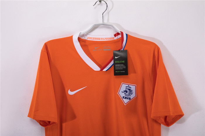 Netherlands Home Retro Jersey 2008