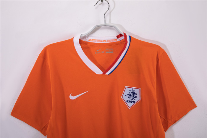 Netherlands Home Retro Jersey 2008