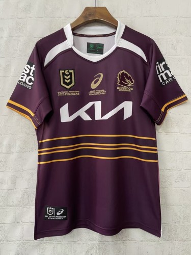 2025 Brisbane Broncos  Home Rugby Jersey
