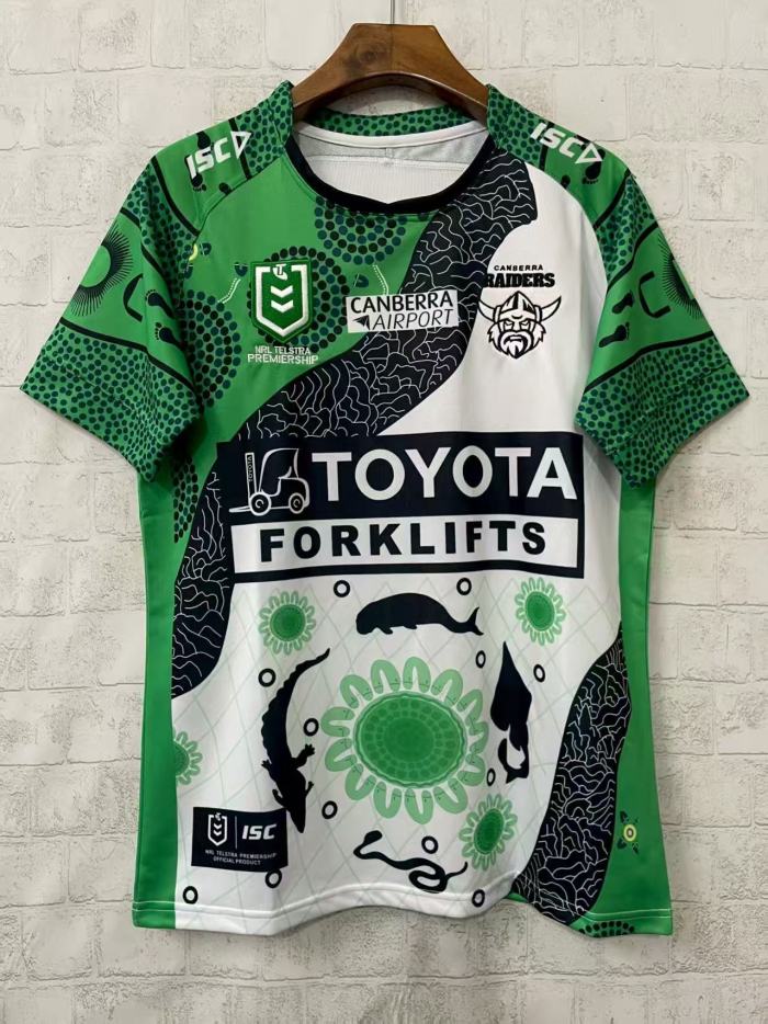 2025 Canberra Raiders Indigenous Rugby Jersey