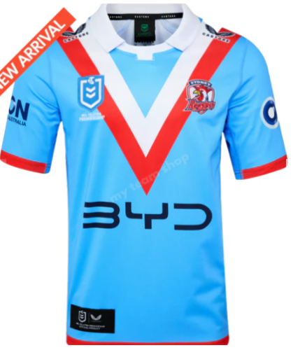 2025 Sydney Roosters ANZAC Rugby Jersey