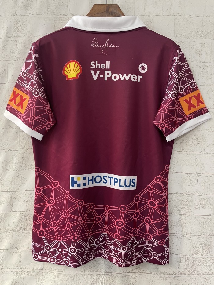 2025 Queensland Maroons Indigenous Rugby Jersey