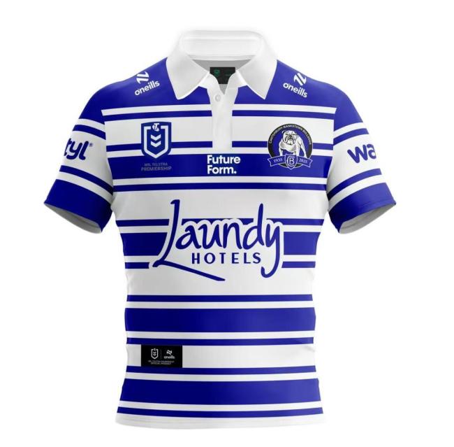 2025 Canterbury Bulldogs O'Neills Heritage Rugby Jersey.