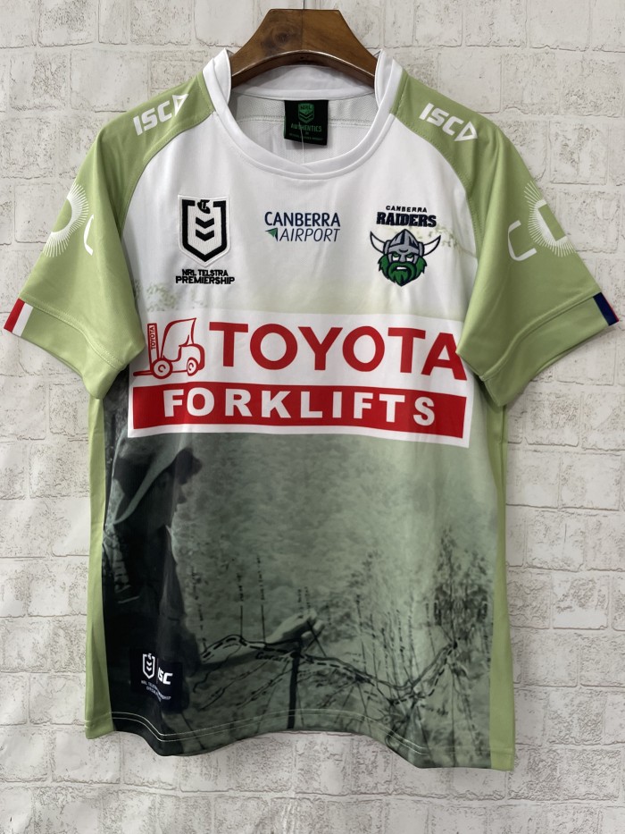 2025 Canberra Raiders ANZAC Rugby Jersey