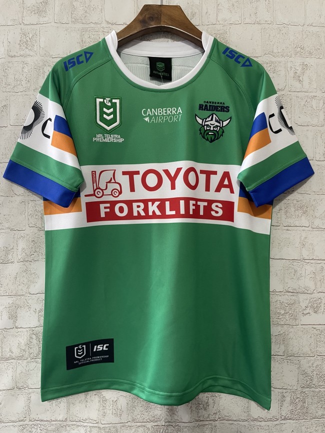 2025 Canberra Raiders Home Rugby Jersey