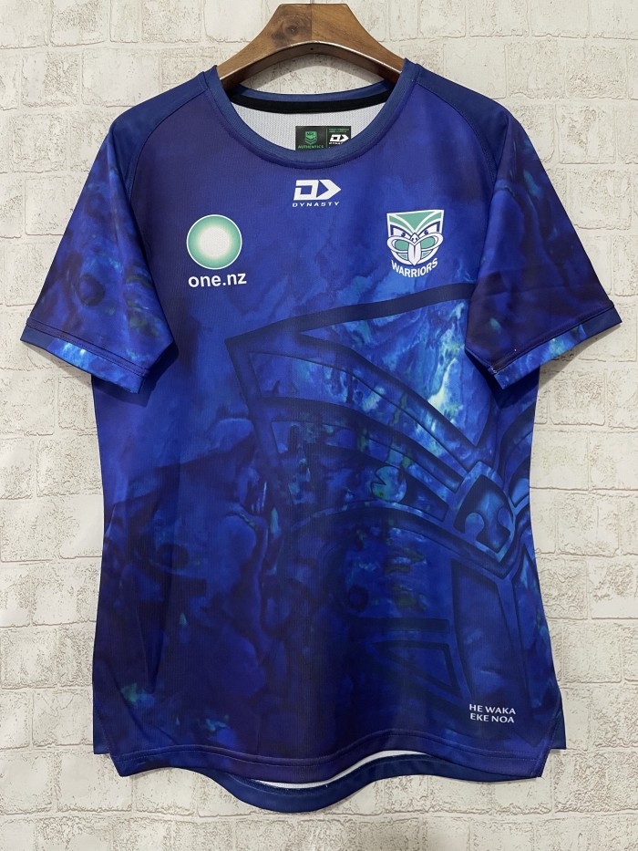 2025 New Zealand Warriors Warm-up Rugby Jersey