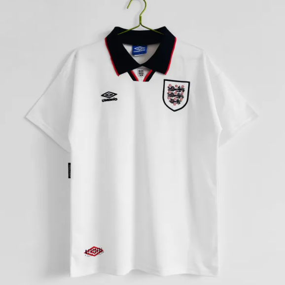 England Retro Home Jersey 1993-95