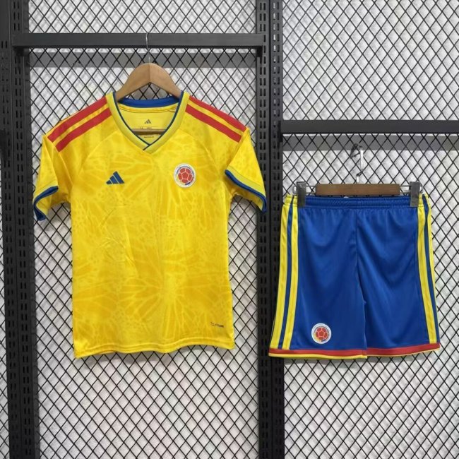 Colombia 2026 World Cup Short Sleeve Home Adult Suit
